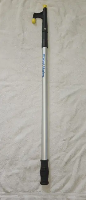 8243123 Marine West Compact Telescoping Boat Hook 40 Inch To 95 Anodized Aluminum