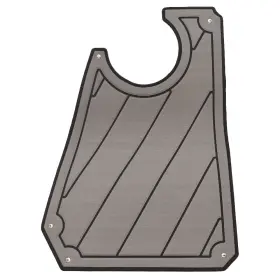 183hd-0301-01 Marinemat 2020 Cobalt R6 Boat Head Compartment Mat 406582 Slate Gray Snap-it