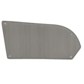 330504 Marinemat Tracker Boat Non-skid Deck Pad 24 3/4 X 12 Inch Gray Snap-it