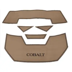 407581 Marinemat Cobalt 2022 C3s Boat Swim Platform Mats Stick-it Brown Kit