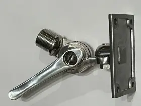 Marinenow 715934429765 Marine Vhf Adjustable Antenna Base Mount 316 Stainless Steel For Boat