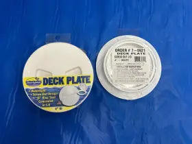 7-0621 Marpac 7-0621-deck Plate Screw Out 4 Inch White