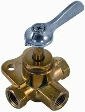 7-6948 Marpac Selector Valve 3way 3/8 Inch Npt Female For 2 Fuel Tank To 1 Motor Fire Rated Boat