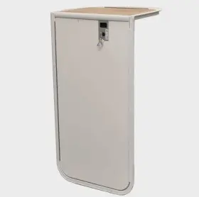 7159525 Marquis Yachts Boat Cabin Door 44 1/4 X 17 Inch Starboard White