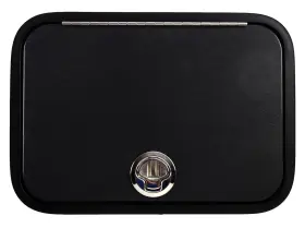 556366 Mastercraft Boats Black Starboard Access Hatch 11.5 X 16 Boat Hinged Stainless Latch