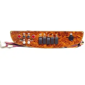 1698538 Maxum Boats Woodgrain 19 5/8 X 4 3/4 Switch Panel Marine Boat