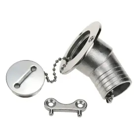 Meprotal 779605566968 Boat Deck Fill/filler 1-1/2 Inch 38mm Water Fuel Filler Angled Neck 316 Sta