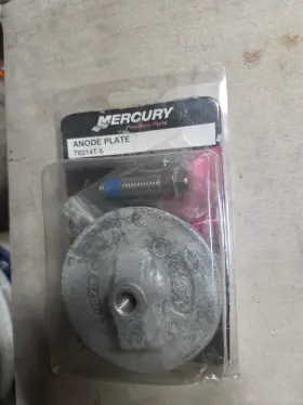 76214t5 Mercury Mercruiser Aluminum Anode Plate Oem - New Nos
