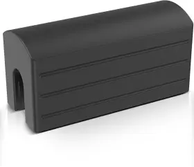 Ym-20 Methuker Boat Transom Saver Outboard Motor Support Single Ram Wedge Black