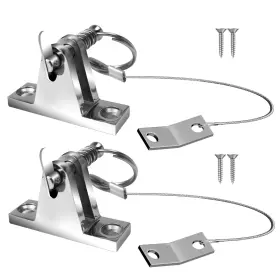 Metraxion 739768676546 316 Stainless Steel Bimini Top 90 Degree Deck Hinge Quick Release Pin 1 Pcs