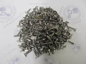 Gb571236914 Mf 5 Lbs Lot Of 1/4-20 X 1-1/2 Elevator Bolts Carriage Stainless Steel Crafts Steam