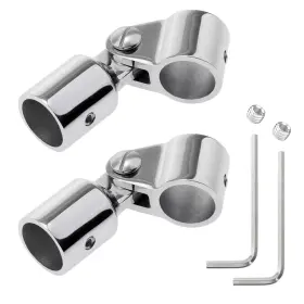 Miyimore 717392084838 Bimini Top Hardware 2 Pairs Eye End Caps And Jaw Slide 316 Stainless Steel B