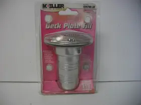 035740-10 Moeller Marine Products Gas Deck Plate Fill 1 1/2 Inch Hose Boat