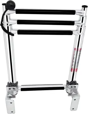 Mps3748 Mojiate 4 Step Stainless Steel Boat Ladder Telescoping Transom 400lb Rated