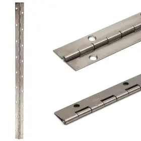 85401810 Monterey Boat Piano Hinge 18 X 1 Inch 21 Gauge Ss