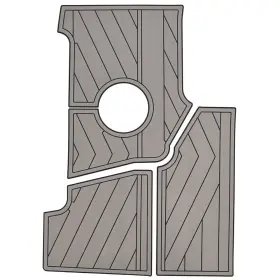 25190026-00-sead Monterey Boats 45610-80066 2021 M22 Boat Port Pedestal Mats Gray 2pc