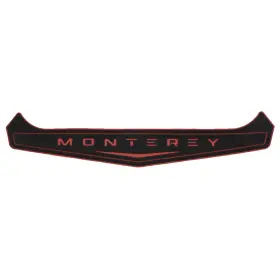 25190142-00-sead Monterey Boats 60521-88662 2025 Elite 27 Boat Accent Mat Black / Red