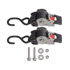 Dgzd003 Moto4u Motorcycle Boat Trailer Tie Down - 1 X 6 Retractable Ratchet Strap Pair