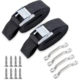 Tz-02 Moujkmer 78 Battery Tie Down Strap For Boats Box Hold Straps Kit With Sta