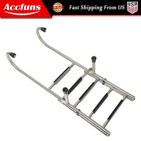 Pt12432a Munirater 2 Step 3 Durable And Sturdy 304 Grade Stainless Steel Folding Ship Ladder