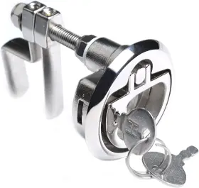 4350150081 Mxeol Marine Hatch Latches Locking Boat Cam Latch Silver - 1pc