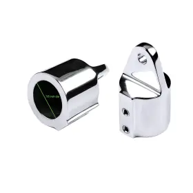 Mxeol 611745865986 Bimini Top Fittings Eye End Caps 7/8 Inch Boat Canopy Hardware 316 Stainless