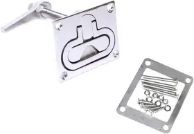 Mxeol 611745866303 Boat Cam Latch Marine Hatch Latches Flush Turning Lock Lift Handle Stainle