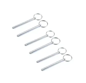 Mxeol 667619797556 6 Pack Bimini Top Pins Quick Release Pin For Boat Diameter1/4 Inch 6.3mm 316