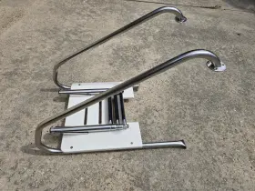 Ns9330 Nauticstar 3 Step 304 Stainless Steel Telescoping I/b Swim Platform Ladder