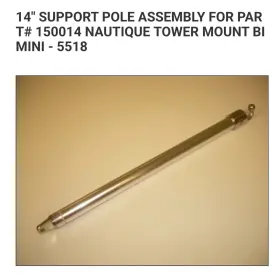 150014 Nautique Part#150014 Tower Mount Bimini - Stainless Steel