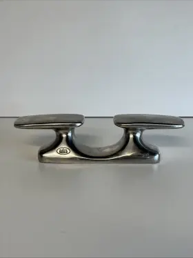 9197l New Found Metals Polished Ss Cleat/chock 12 Inch L X 2 W 2-5/8 T