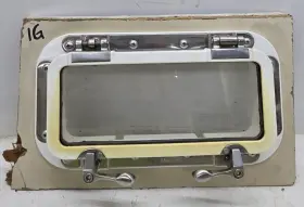 Pw512 New Found Metals # Tri-matrix Rectangular Self Sealing Portlight 5 Inch X 12