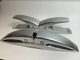 Cleat400a.si Nomen Pair Folding Aluminum Mooring Cleat 16 Inch Silver