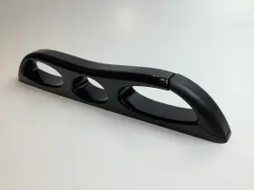 Clip300a.bl Nomen Clip-cleat 12 Inch Cleat Black