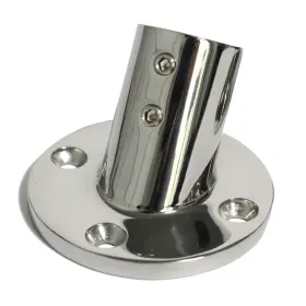 Nrc&xrc 699411010083 Heavy Dudy 316ss Marine Boat Hand Rail Fittings 60 Degree Round Base For 1-1/