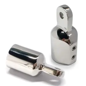Nrc&xrc 699958564223 Bimini Top Cap Eye End 1inch With Two 1/4 Inch Holes Of The Marine Stainless