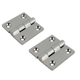 Wjbphy3 Nrc&xrc Marine Grade Cast Solid 316 Stainless Steel Mirror Polished Butt Hinges Mar Inch