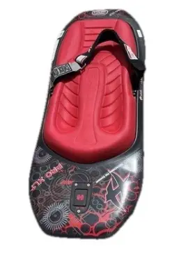 2154-2181166 Obrien Oftbrien Hydroslide Boat Kneeboard Pro Xlt Retractable Fins Euc Red Black Usa