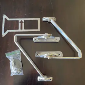 Obs-slsm-213 Obs Solutions Sport Mirror To Swing Lock Conversion Kit 92-97 Ford/ Broncos