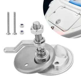 Octoder 600609582923 Boat Cam Latch Stainless Steel Floor Buckle Hatch Pull Marine Flush Lift