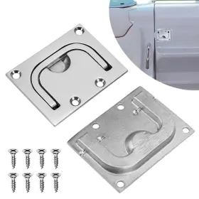 Octoder 600609583043 Boat Hatch Pull 316 Stainless Steel Flush Lift Ring Handle For Deck