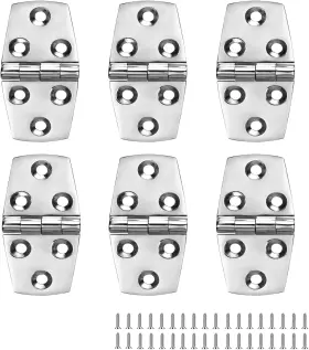 1406188 Odysunral Boat Hatch Hinges Marine Stainless Steel 3 Inch X 1.5 6 Pcs