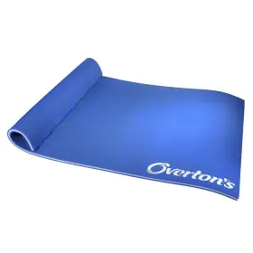 2162934 Overtons Boat Foam Floating Water Mat Blue 2-person Lounge Pad