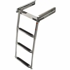 38048 Overtons Boat Folding Swim Platform Ladder 32 Inch 3-step