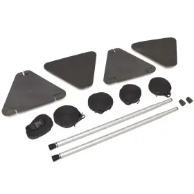 76021 Overtons Pontoon Boat Cover Support System 2 Aluminum Poles