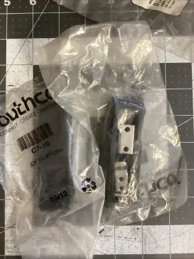 Cl-309-1 Owach Lot Of 2 Flexible Draw Latch Soft Black Rubber Replace Southco C7-10 Lpw32t