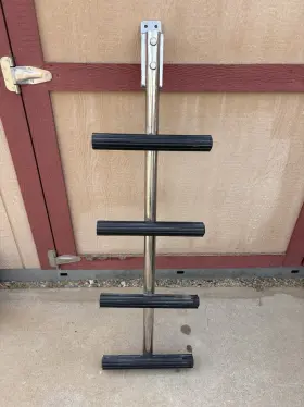 P71040-04 Pactrade Marine Rfb Boat 4 Steps Transom Sport Dive Ladder Ss 304 Non Slip Thread