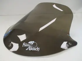 1772412 Palm Beach Plexiglass Windshield 22 3/4 Inch W X 18 7/8 H Smoke Tinted Boat