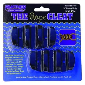 C55-8100 Panther 3 Inch L Camo Nylon Zig-zag Cleats For 3/8 D Ropes 2 Pieces