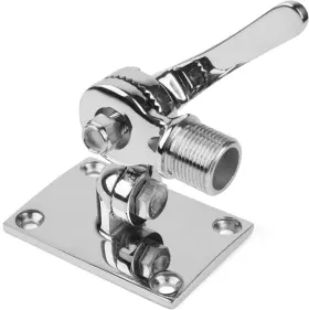 Pdtxcls 730440802314 Marine Vhf Antenna 316 Stainless Steel Adjustable Base Mount For Boats Black